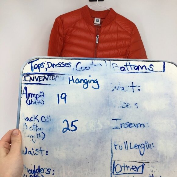 BMW Red puffer bomber jacket women’s small NWT S - Picture 13 of 16